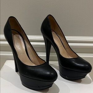 Casadei Elegant Black Platform Heels